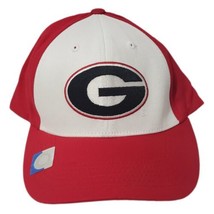 Captivating Headgear UGA Bulldogs Cap Red White Logo University Of Georgia - £8.71 GBP