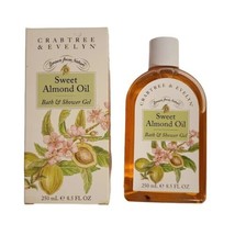 Crabtree &amp; Evelyn Bath and Shower Gel Sweet Almond Oil 8.5 oz New in Box - $19.79