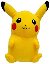 Pikachu Pokemon Plush Nintendo Toy Factory Character 9&quot; Body 11&quot; Incl. Ears - £7.88 GBP