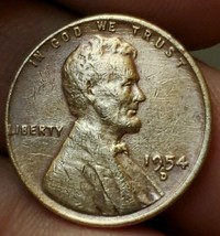 1954-D Lincoln Wheat Cent Penny w/ Double Die DDO#2 Error - £3.14 GBP