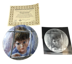 Artist Collector Plate Frances Hook Disappointment 8.5 in Vtg 1985 COA Signed - £19.60 GBP