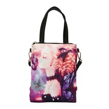 Fashion Sequin Character Design Leather Women Purses and Handbags Crossbody Mess - £29.01 GBP