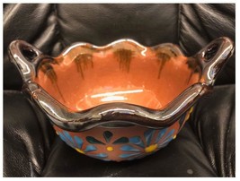 Made In Mexico Casserole Dish Bowl Soup Cereal Beans 7.5&quot; Clay Wok Comal... - £58.22 GBP