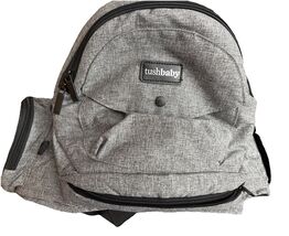 TushBaby Gray Adjustable Hip Carrier with Pockets - One Size Excellent - €24,30 EUR