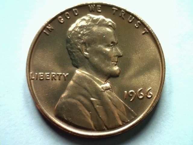 1966 SMS SPECIAL MINT SET LINCOLN CENT PENNY SUPERB UNCIRCULATED RED SMS - £27.45 GBP