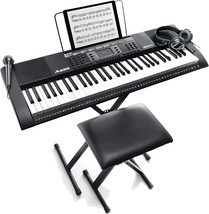 Alesis Melody 61 Key Keyboard Piano for Beginners with Speakers, Digital... - £145.47 GBP