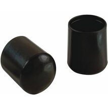 Vinyl Leg Tips, 7/8&quot; Black - $22.58 CAD