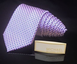 Michael Kors NEW Purple Colors Vibrant Professional  Classic Mens Silk Necktie - £34.92 GBP