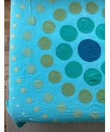 Hand Stitched Underseas Solar System Reversible Cotton Quilt Size 87 X 89 - $262.35 CAD