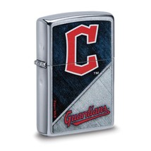 Zippo® MLB® Cleveland Guardians Street Chrome™ Lighter - New Design - $34.99