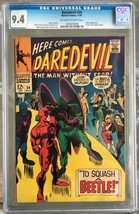 Daredevil #34 (1967) CGC 9.4 -- O/w to white pgs; Origin of the Beetle; Stan Lee - £223.93 GBP