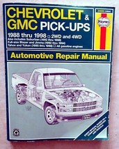 Book Haynes Chevrolet & Gmc PICK-UPS 1988 Thru 1998 2 Wd And 4 Wd Euc (D) - $19.49