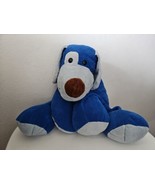 Animal Alley Blue Puppy Dog Plush Stuffed Animal Floppy Large Brown Nose - £39.41 GBP