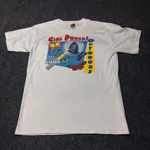 Vintage Best Shirt Girl Power Outdoors 2000 Day Camp Adult Medium Y2K - £20.86 GBP