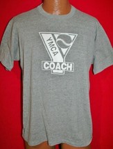 Vintage 80s Ymca Coach Tri Blend Rayon Russell Athletic T-SHIRT L Vtg Soft - £31.27 GBP