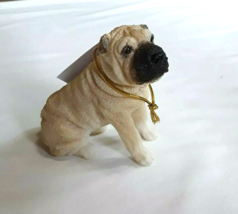 Shar Pei Sitting Figurines Small Resin  by E&amp;S Dog Puppy - $9.49