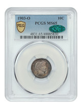 1903-O 10C PCGS/CAC MS65 - £2,851.51 GBP