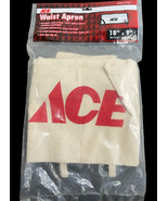 ACE Hardware  Cotton Waist Apron Vintage 18&#39;&#39; x 9&#39;&#39; with 2 Large Pockets - £7.04 GBP