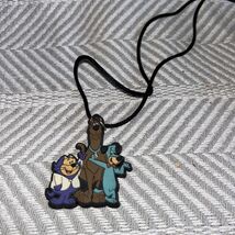 Cartoon Network Scooby Doo necklace licensed 1996 vtg huckleberry fat ca... - $8.38