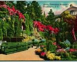Franciscan Monastery Grotto Washington DC UNP Unused Linen Postcard H14 - $3.91