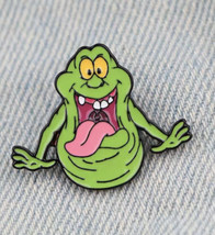 Slimer Ghostbusters Enamel Pin, The Real Ghostbusters Slimer Spud Lapel Pin - £4.68 GBP