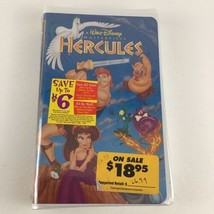 Walt Disney Hercules Movie VHS Tape Animated Adventure Video Vintage New... - £27.06 GBP