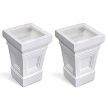 Step2 Atherton Square Planter Box, Outside All-Weather Gardening and Flo... - $155.90