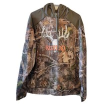 Redhead Men&#39;s Pullover Realtree Deer Antler Hunting Camo Hoodie Jacket Size M - £21.92 GBP