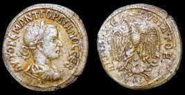 GORDIAN III. Eagle, Crescent moon, Aries Ram Large Roman Empire Tetradrachm Coin - £219.46 GBP
