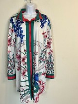 Women&#39;s Floral Unbranded Casual Long Stretch Shirt. One Size. Long Sleeve. - $27.23