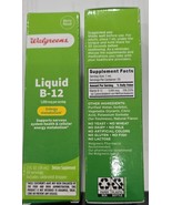 Walgreens B-12 5000 mcg Liquid (59 days) Berry, 2.0 fl oz. -Lot of 2 EXP... - $489.04 MXN