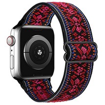 Scrunchie Strap For Apple Watch Band  8Bohemian (Red)  38mm 40mm 41mm - £6.17 GBP