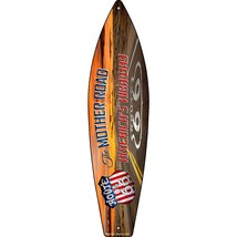 Route 66 With Sunset Novelty Mini Metal Surfboard MSB-088 - £13.58 GBP