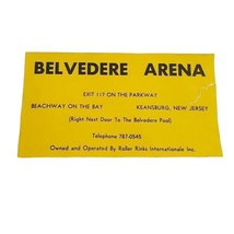 Vtg 1930-50&#39;s Roller Skating Label Belvedere Arena Keansburg NJ New Jersey - $29.65