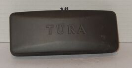Tura Sunglasses Eyeglasses Case Silver Gray - $14.82