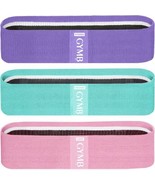 Gymbee Resistance Bands for Working Out, 3 (Pink, Cyan, Lavender)  Non-Slip - £11.07 GBP