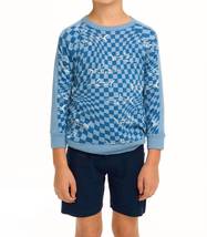 Boy&#39;s Checkered Shark Raglan Pullover - £22.71 GBP+