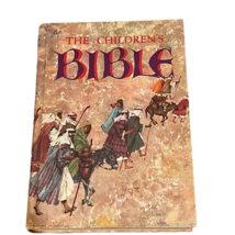 Vintage THE CHILDREN&#39;S BIBLE 1976 Golden Press Hardcover • Color Illustrations - £14.23 GBP