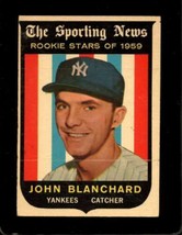 1959 Topps #117 John Blanchard Vgex (Rc) Yankees *NY10707 - £4.26 GBP