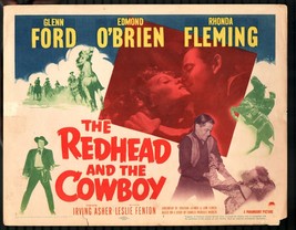 Redhead and the Cowboy 11&quot;x14&quot; Lobby Card #1 Glenn Ford Western - £30.52 GBP