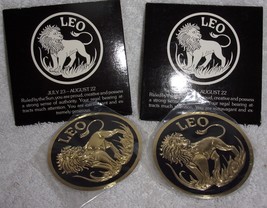 Vintage Avon Zodiac Leo Sticker For A Decanter Lot of 2 - £2.36 GBP