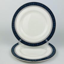 Lot Of 2 Royal Doulton Sherbrooke H5009 8&quot; Salad Plates Excellent Condit... - £15.45 GBP