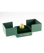 2020 Republic of Cameroon 7oz Silver 24k Gold Plated Clover Leaf Egg w/ ... - $1,732.50