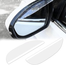 2Pcs Car Rear View Mirror Rain Eyebrow, Auto Side Mirror Rain Guard Stic - £11.37 GBP