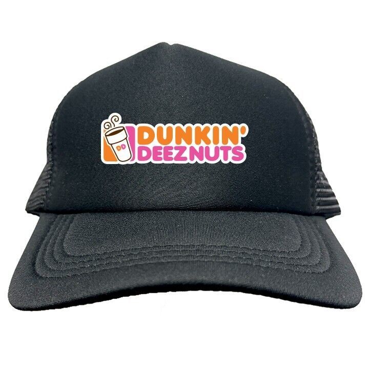 DUNKIN DEEZ NUTS Trucker Cap Foam Baseball Cap Hat Logo Mesh HF0055 - $19.99