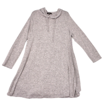 Vibe Sportswear Hoodie Dress Grey Size 2X Long Sleeve - £12.51 GBP