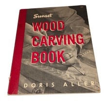 Sunset Wood Carving Book Doris Aller Vintage - $2.47