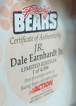 Dale Earnhardt Jr NASCAR Bear COA Serialized Ltd Ed. NIB Vtg Action 2002... - $17.96