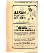 1967 Jason Cruise Lines Advertisement Vintage Mexico Central America F6M - $368.75 MXN