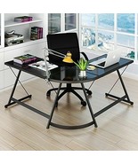 Home Office Computer Corner Desk L Shaped Work Study Ergonomic PC Workst... - £113.24 GBP